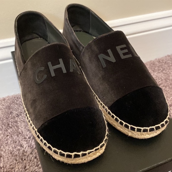 CHANEL Velvet Espadrilles / Flats - Picture 6 of 7